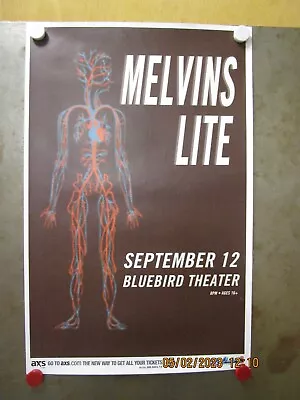 MELVINS (LITE) 51/51 Tour Flyer/Poster New! Unused! Bluebird Theater Denver 2012 • $10.99