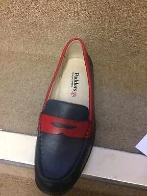 Padders Esther Navy/Red Shoe Sizes 35Rrp £60.00 • £35