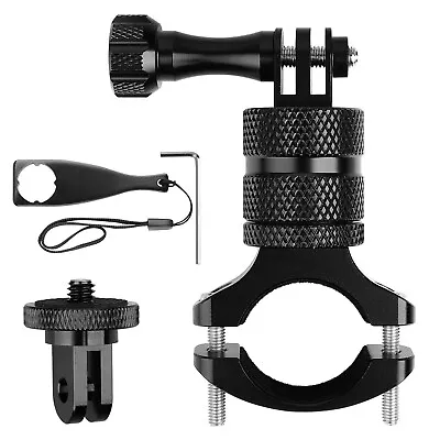 Bike Mount Camera Handlebar Mount 360° Rotation For Gopro Hero 11/10/9/8/7/6/5/4 • $11.98