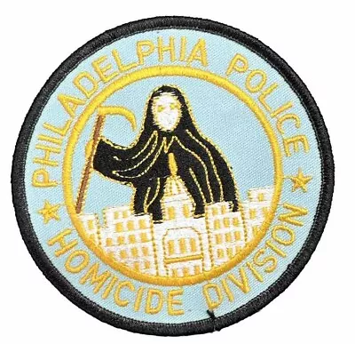 Original Philadelphia Police  Homicide Division 4” Patch PA  Obsolete Made In US • $13.99