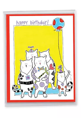 Birthday Card (8.5 X 11 Inch) - Cat Scratch J3118JBDG-US • $9.98