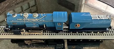 Lionel 11-6004-1E Blue Comet 263E Loco Tender 4 Cars W/Proto-Sound 2.0 Tinplate • $560