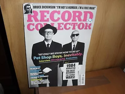 Record Collector Magazine May 2024 Pet Shop Boys Bruce Dickinson + Best Of 1984 • £9.45