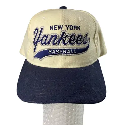 Vintage New York Yankees Snapback Hat Starter Wool • $85