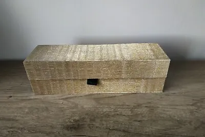 Luxury Gift Wedding Storage Magnetic Gold Metallic Finish Box 34 X 10 X 10 Cm • £15