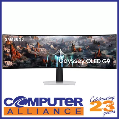 49  Samsung Odyssey OLED G9 LS49CG934SEXXY Curved 240Hz DQHD Monitor • $2179