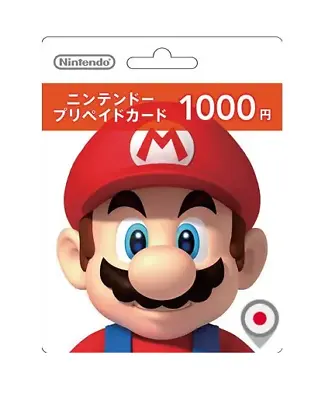 Nintendo JPN EShop 1000 Yen Card • $20