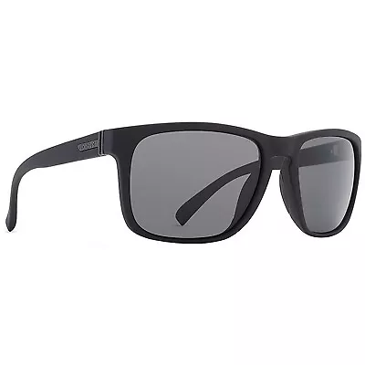 VonZipper Lomax One Size Black Satin/Grey Sunglasses • $120