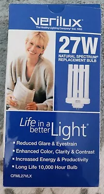 Veriliux 27W Natural Spectrum Replacement Bulb CFML27VLX Brand New Free Shipping • $19.95