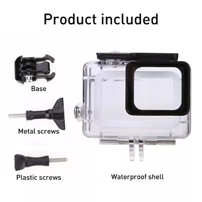 Waterproof Diving Protective Housing Clear Case For GoPro Hero 6 Hero 5 Action • $11.68