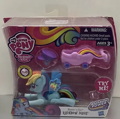 My Little Pony ZOOM 'N GO RAINBOW DASH Friendship Is Magic Rainbow Power New • $9