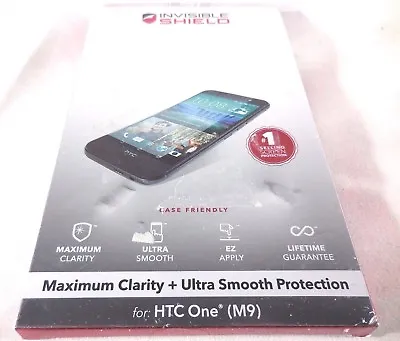 $5.43 • Buy ZAGG  InvisibleShield HD Screen Protector For HTC One (M9) Cell Phones CLEAR