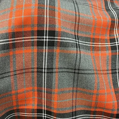 £8 • Buy Fashion Tartan Plaid Check Polyviscose Fabric 150cm Wide Royal Stewart Scottish