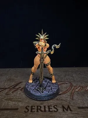 Hand Painted NSFW Lady Paladin Pinup 32mm Miniature/ DnD/ Pathfinder/ D&D RPG • $45