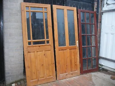 £40 • Buy Reclaimed Glazed Pine Doors. 6 Available, Various Styles
