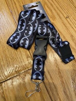 $13.95 • Buy Buckledown Batman Logo Clip Lanyard Id Badge Holder