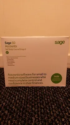 Sage 50 Accounts Stage 2 Self Study Course - 3 Workbooks & 1 CD • £40