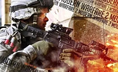 COD Call Of Duty MODERN WARFARE 2 30x20 Inch Canvas Wall Art • £29