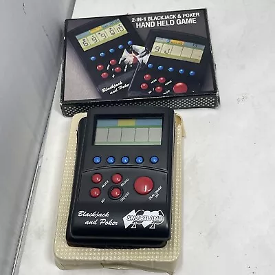 Smartland: BlackJack & Poker Electronic Handheld Video Game SL-9000 Tested VTG • $18