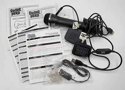Guitar Hero USB MIC MICROPHONE FOR WII PS XBOX W/ACCESSORIES AND INSTRUCTIONS • $14.95