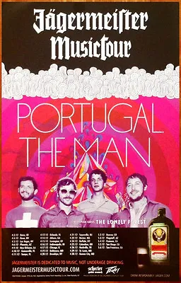 $34.99 • Buy PORTUGAL.THE MAN Ltd Ed Discontinued RARE New Poster! Evil Friends Woodstock