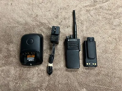 $395 • Buy Motorola XPR7350e VHF MotoTRBO DMR Digital Portable Two Way Radio W/ Charger
