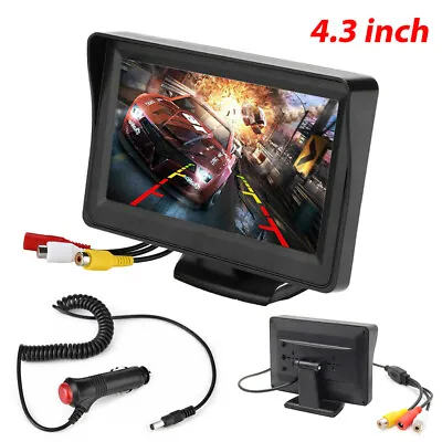 HD 4.3 Inch LCD Screen Car Reversing Rear View Monitor Display For Backup Camera • $26.99