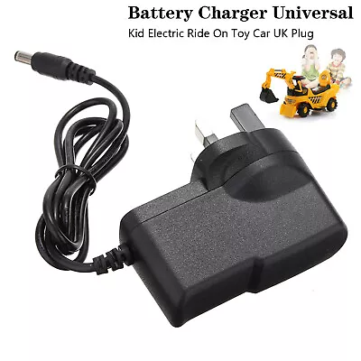 Battery Charger Adapter For Electric Kids Ride On Car Bike Toy UK Plug 6V1A • £7.48