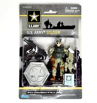 U.S Army Solider Figure 3.75  Poseable Officially Licensed NEW ON CARD • $11.95