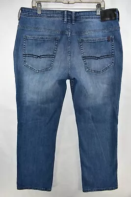 Buffalo David Bitton Jackson-x Straight Stretch Jeans Mens Size 38x30 Meas 38x30 • $14.14