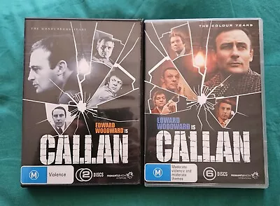 CALLAN The Monochrome + Colour Years (69-72) - R4 Edward Woodward - Free Post • £37.18