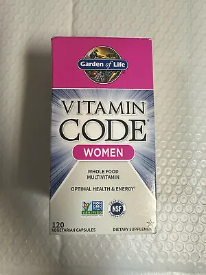 Garden Of Life Vitamin Code Women 120 Ct Exp 1/25 #3663 • $21.99