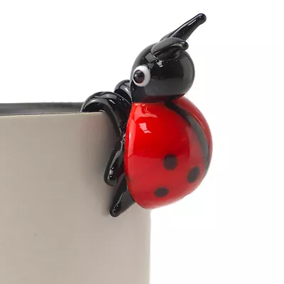 Ladybird | Little Glass Pot Or Vase Hanger | Mini Gift | Cracker Filler • £3.23