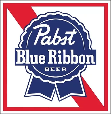 PABST BLUE RIBBON Sticker Decal *DIFFERENT SIZES* Beer Bumper Window Bar Wall  • $3.80