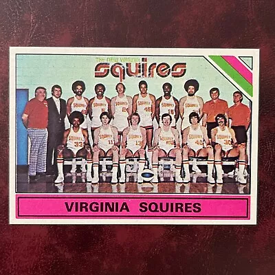 1975-76 Topps ABA Set VIRGINIA SQUIRES TEAM #330 *GEM MINT* VENDING PRISTINE • $3.99