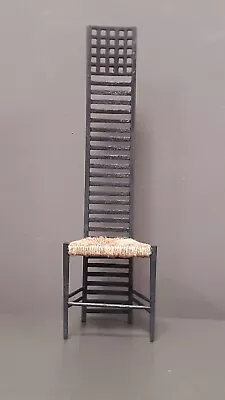 £66 • Buy Charles Rennie Mackintosh Chair Miniature Hill House Handmade Rope Seat Stuhl