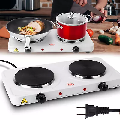 2000W Portable Cooktop Dual Burner Cast Iron Electric Stove For Kitchen Cooking • $39.99