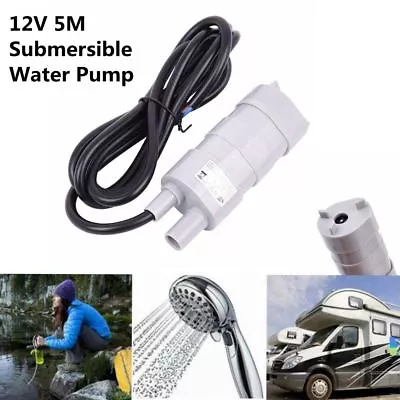 12V Submersible Water Pump Camper For Caravan Motorhome High Flow Whale Pump • £10.89