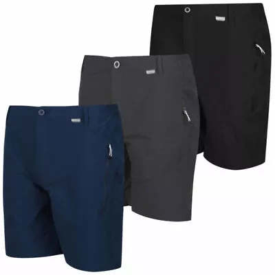 Regatta Mens Walking Shorts Stretch Outdoor Mid Length Highton Hiking Short Size • £24.99