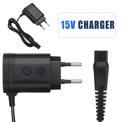 $8.14 • Buy 15V EU Plug Charger Power Lead Supply For Philips Electric Shaver HQ8505/HQ8500