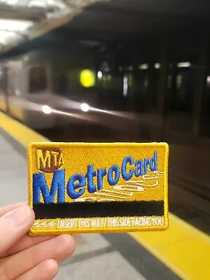 Metro Card Patch Credit Card Size Mta Nyc Souvenir  • $8.50