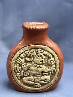 Vintage MAYAN Ritual Vase Art Pottery • $31