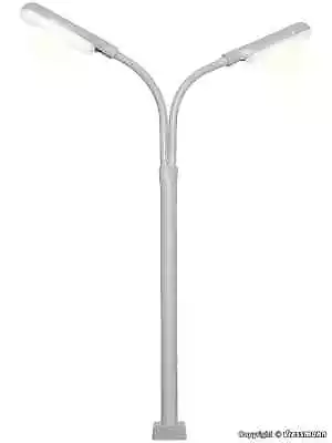 Viessmann 60951 1/87 Ho Floor Whisk Double LED With Base Cable Street Light • $25.53