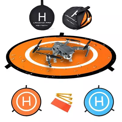 $14.68 • Buy 55/75/110cm Drone Launch Landing Pad FPV Parking Pad For DJI Spark Mavic Air Pro