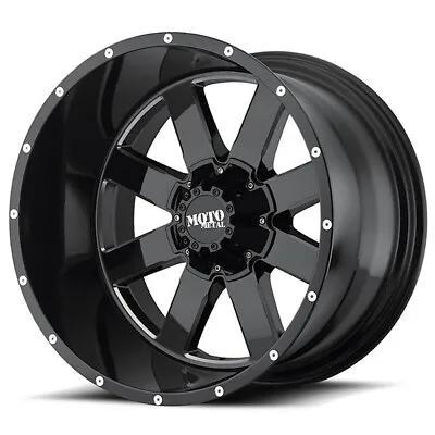 20 Inch Gloss Black Wheels Rims LIFTED Dodge RAM 1500 Moto Metal MO962 20x10 4 • $1156