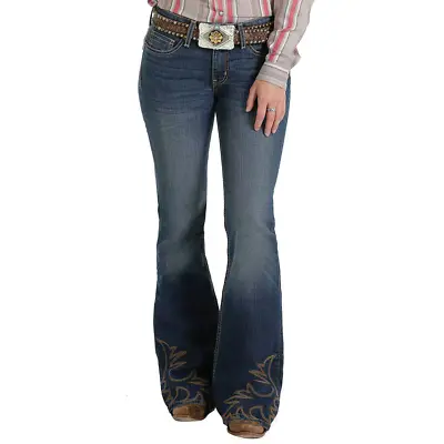 Cruel Denim® Ladies Hannah Dark Stone Flare Jeans CB18954071 • $49.97