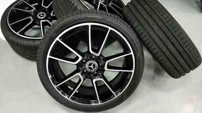 19 X8.5 Black AMG Rims Wheels Mercedes Benz SL450 SL550 CLS550 C300 SL63 CLS63 • $938.99