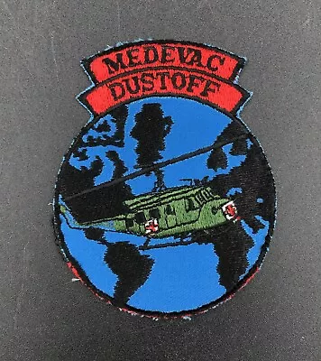 US Military MEDEVAC DUSTOFF UH-1 Huey Helicopter Aviation Patch • $15