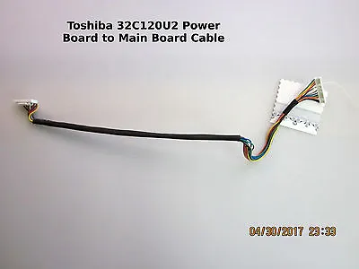 $12.95 • Buy Toshiba 32  32C120U2 PK101V1780I Power Board Cable To Main Board 431C4Q51L13