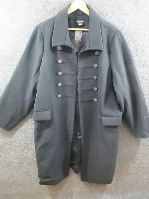 City Chic Military Style Great/Over Coat Size XXL Long Length New • $64.76